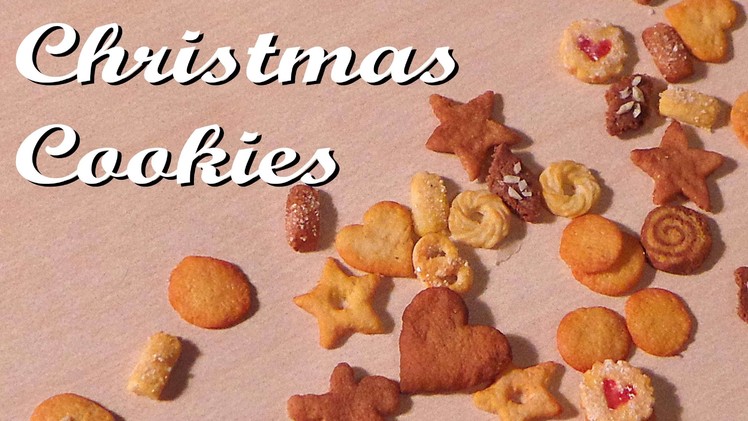 7 Easy Miniature Christmas Cookies - Polymer Clay Tutorial