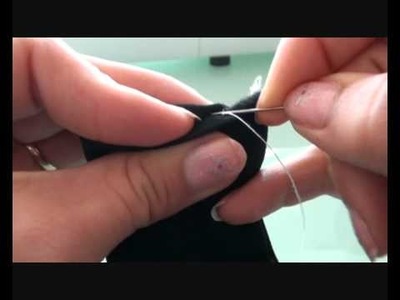 Blindstitch, how to close something with invisible stitches