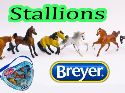 Breyer Horses Mini Whinnies 2005 Stallion Set Model Micro Horse Breyers Toy Review HoneyheartsC
