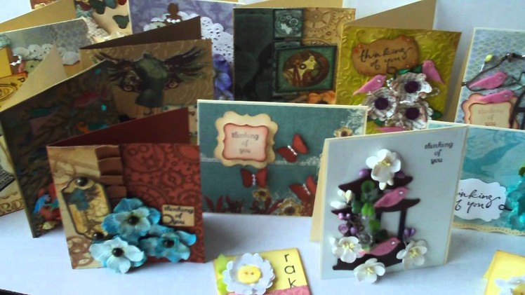 Cards from Scraps On My Desk