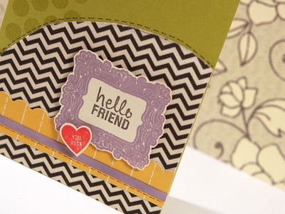 Hello Friend (You Rock) - Make a Card Monday #162