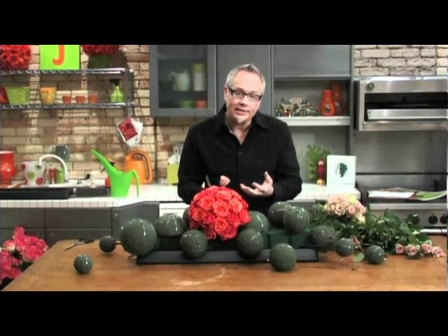 How To Arrange Flowers - Rose Sphere Table Centerpiece!