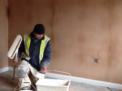 How to basecoat new plaster