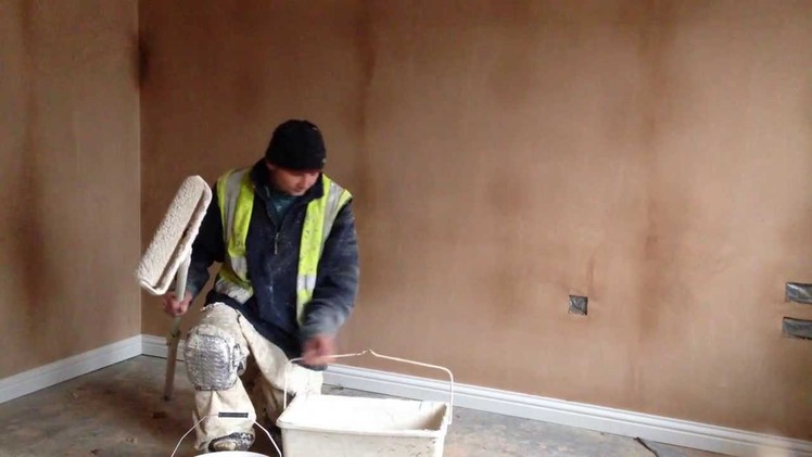 How to basecoat new plaster