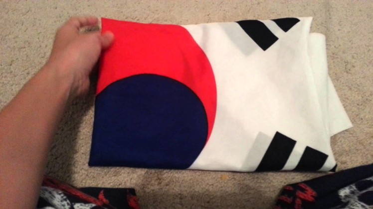 How to fold the south Korean flag