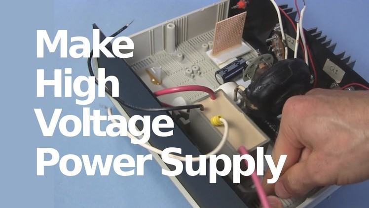 How to Make 30kV High Voltage DC Power Supply with Flyback & Cockcroft-Walton Multiplier Tripler