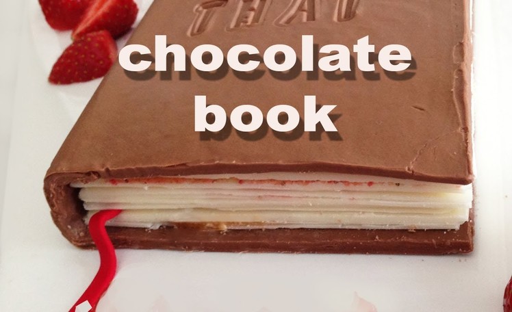 How to make a Chocolate Book HOW TO COOK THAT Ann Reardon
