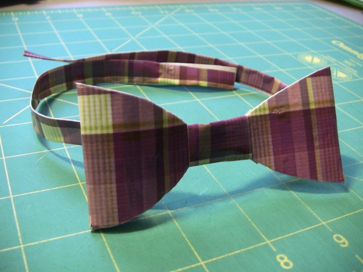 How to make a Duct Tape Bow tie