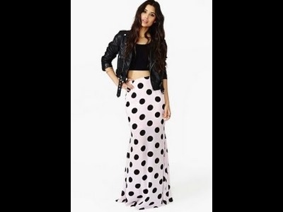 HOW TO MAKE A MAXI SKIRT EASY with linning