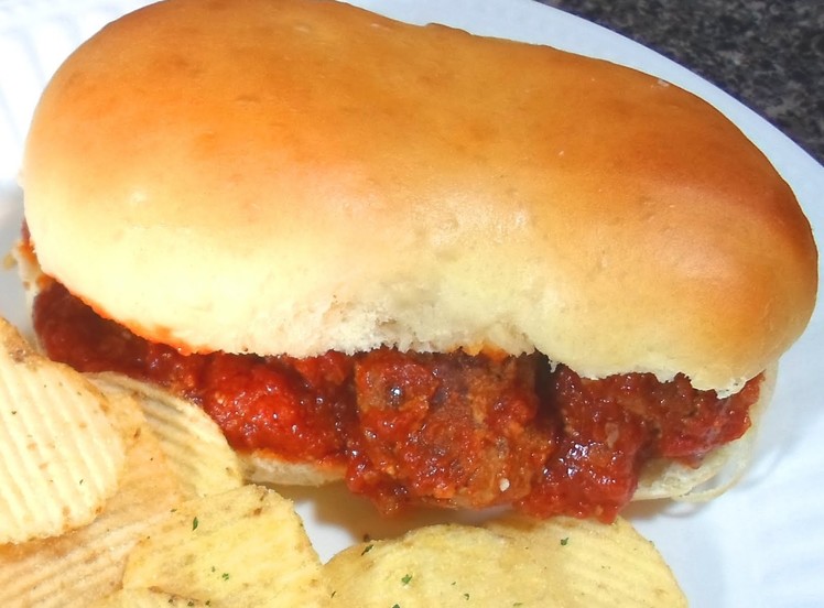 How to make a Meatball Sub Sandwich - Easy Cooking!