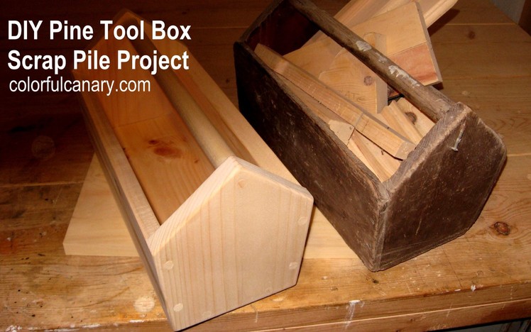 How to Make a Simple Wooden Tool Box (Scrap pile project by Zuki)