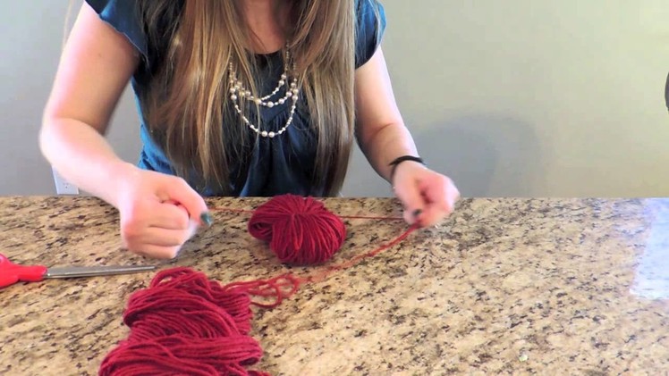 How to Make a Yarn Ball Video Tutorial