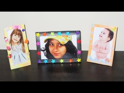 How to make cute picture frames with packing trays  - Recycling - EP