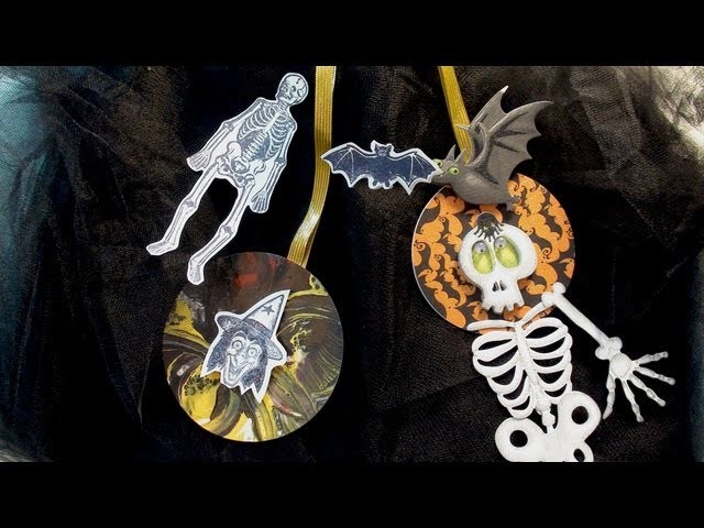 How To Make Easy Paper Halloween Ornaments