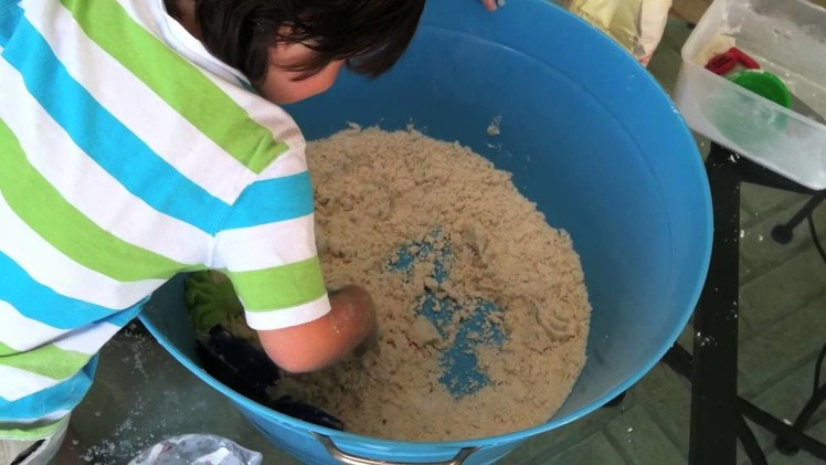 How to Make Moon Sand!  Fun, Easy, Sensory Activity for Your Preschooler!