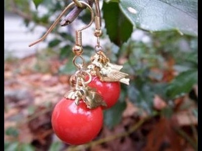 How to Make Simple Ornament Earrings