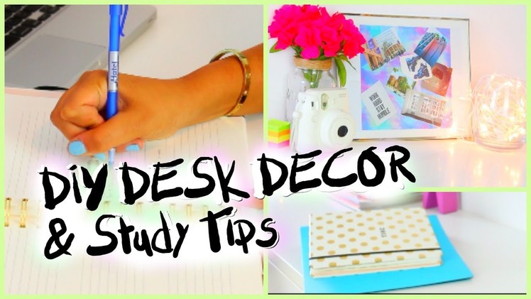 How To Organize Your Desk & Study Tips