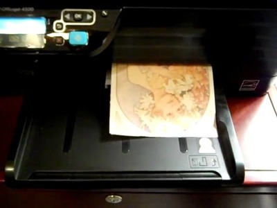 How to Print an Image on Fabric - Tutorial - Using Inkjet Printer and Freezer Paper!
