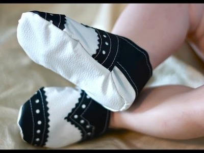 How To Sew Baby Tuxedo Shoes