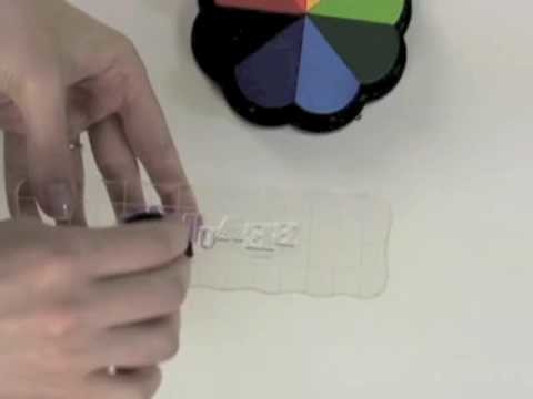 How to Stamp with Acrylic Stamps