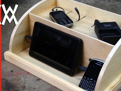 Make a device charging station to organize your phones and gadgets