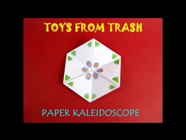 PAPER KALEIDOSCOPE - ENGLISH - Fun paper toy!