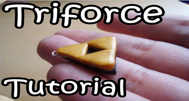 Polymer Clay Tutorial: How to Make a Triforce from The Legend of Zelda