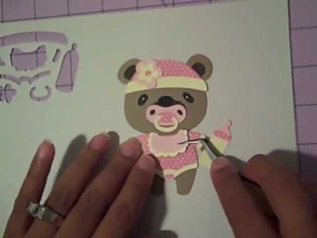 Putting together BABY Bear using Cricut Teddy Bear Parade