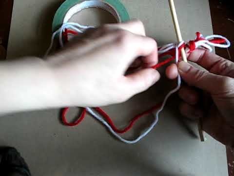 Setting up a Finger Weaving Project