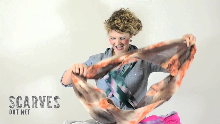 Sienna Infinity Tie-Dye Scarf | Scarves Dot Net