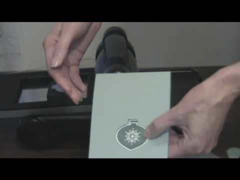 Using the Sizzix Magnetic Mover and Shapers Die to Create a Pretty Christmas Card