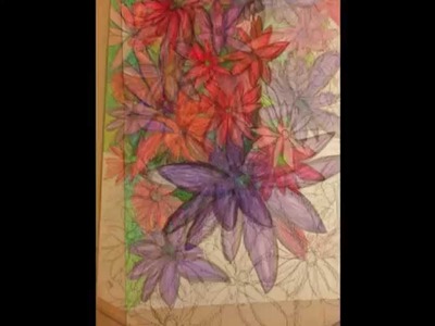 Watercolor Pencil Garden