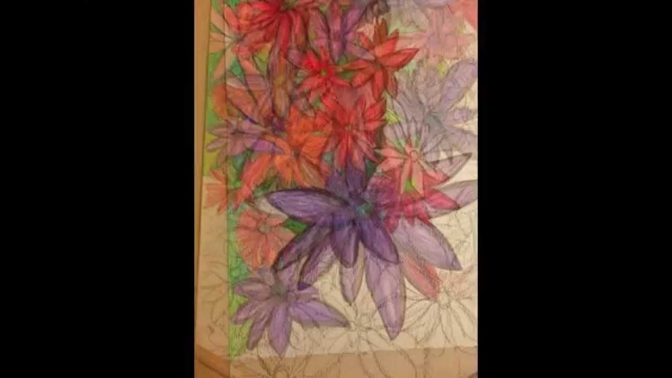 Watercolor Pencil Garden