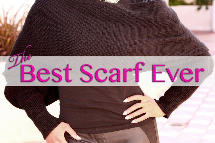 Amazing Scarf with Sleeves!