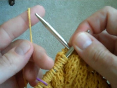 Applied i-cord Bind-off part 1