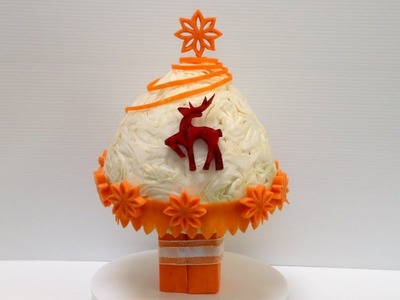 Best And Simple Christmas Tree Part 4 - Beginners L 56 By Mutita Art Of Fruit And Vegetable Carving