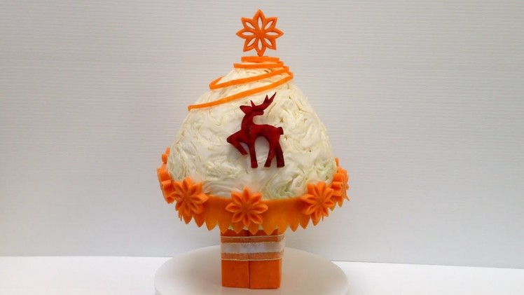 Best And Simple Christmas Tree Part 4 - Beginners L 56 By Mutita Art Of Fruit And Vegetable Carving