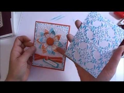 Brayer and Embossing Folder