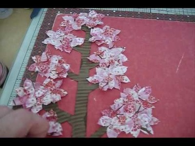 "Cherry Blossom Tree-12x12 Layout"- A Work In Progress, Feat Crate Paper :)