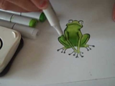 Coloring With Copics - the Froggy