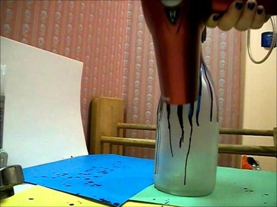 Crayon Melting on Wine Bottles! (: