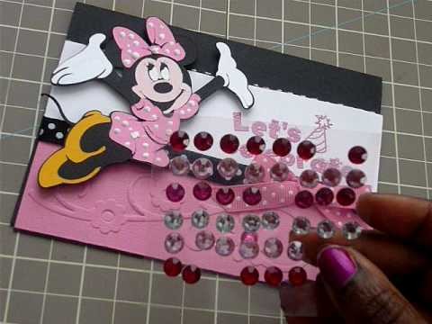Cricut Disney Minnie Mouse Card Pt 2!