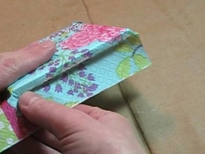 Curbly Video: Use a paper napkin to make a decorative . 