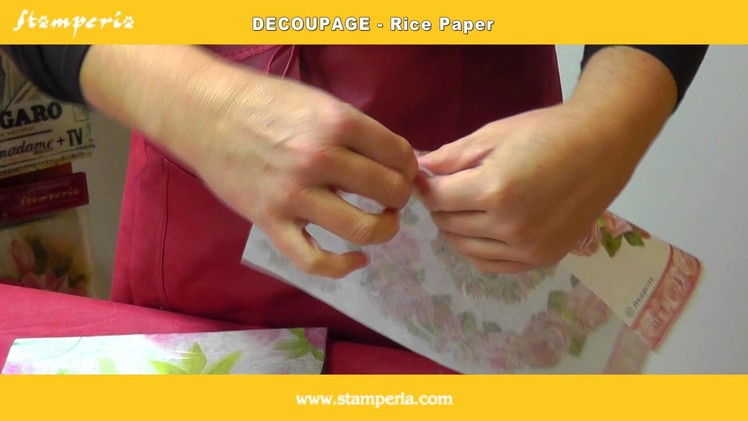 Decoupage Cut Rice Paper