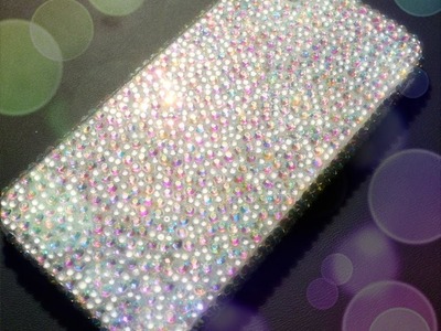 DIY gemstone encrusted iPhone case - Natalie's Creations
