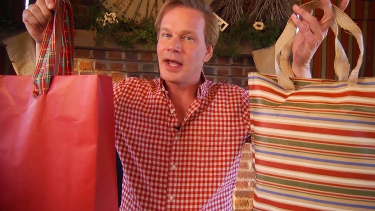 DIY Holiday Gift Bags | At Home With P. Allen Smith