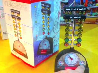 Drag Racing Starting Line Tree Alarm Clock on ToyReviews YouTube Toy Review Channel