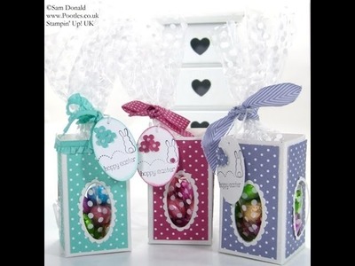 Easter Window Treat Boxes by Stampin' Up! UK Independent Demonstrator Pootles