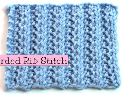 Fancy Stitch Combo - Corded Rib