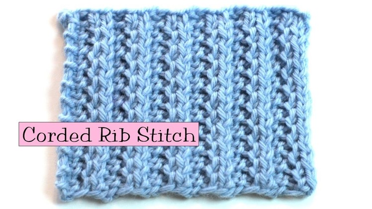 Fancy Stitch Combo - Corded Rib